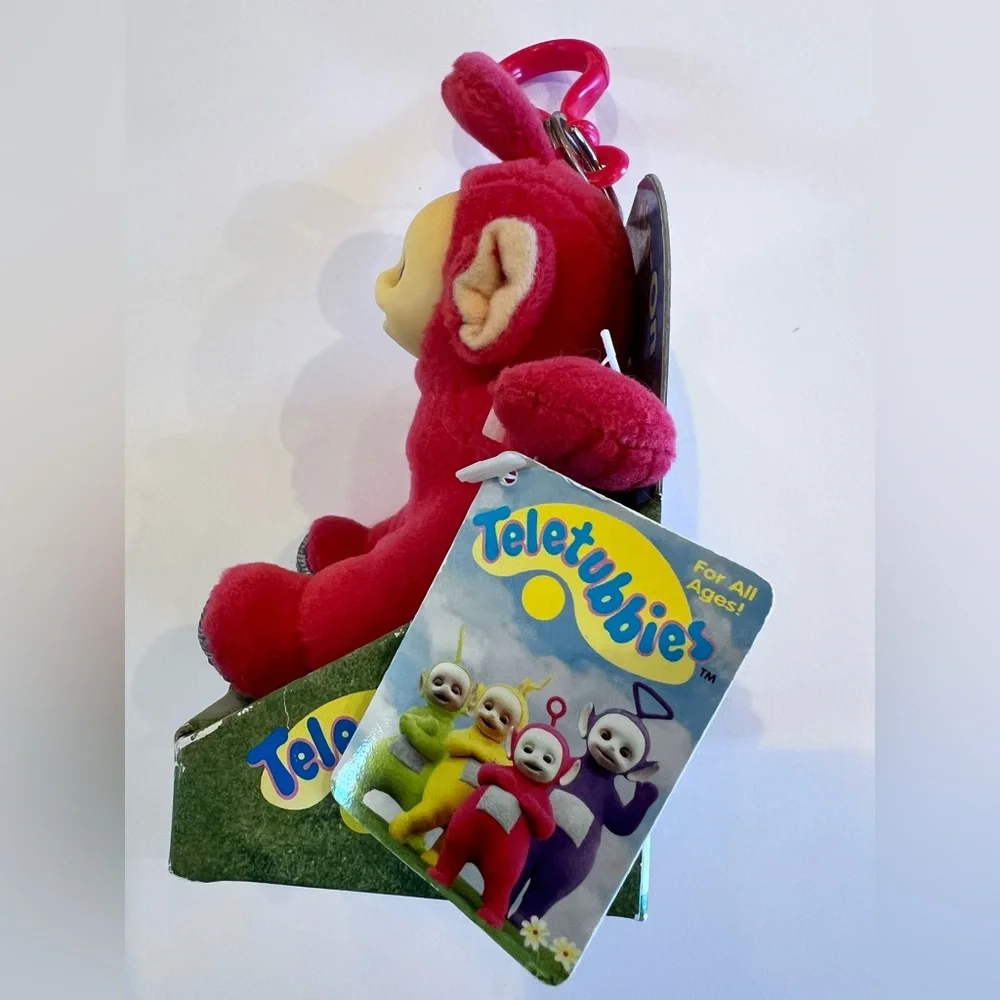 Po Red Teletubbies Clip-on Vintage Collectible in original packaging & tags